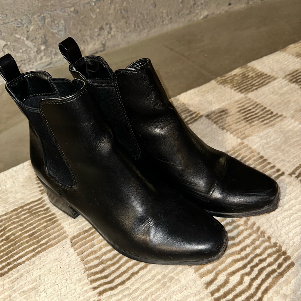 leather booties - Picture 3 of 5